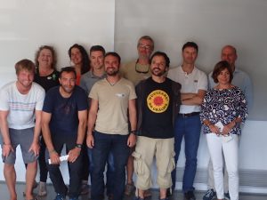 Ajuntament de l'Escala, Rycsa, Hostal Empúries, Club Nàutic l'Escala, Confraria de Pescadors de l'Escala, Orca Diving, Quercus Sàpiens i Tònic