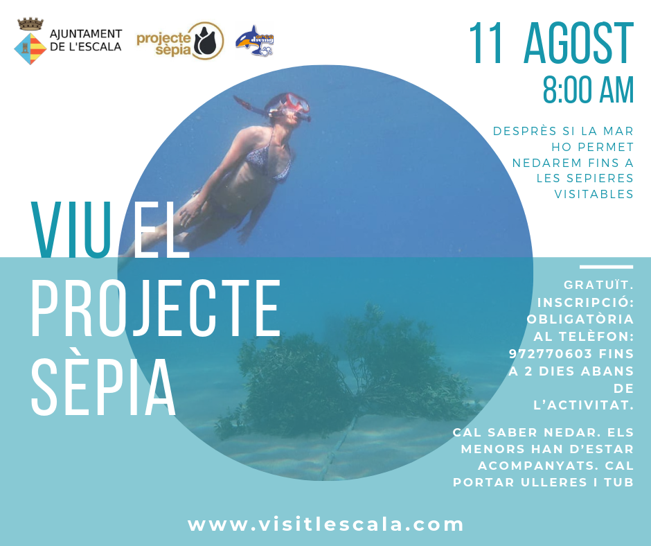 Viu el Projecte Sèpia també a l’agost